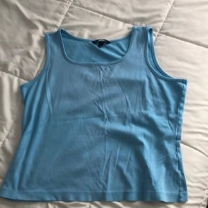 Blue tank top size large